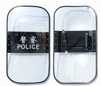 フランクスタイルの透明な暴動シールド